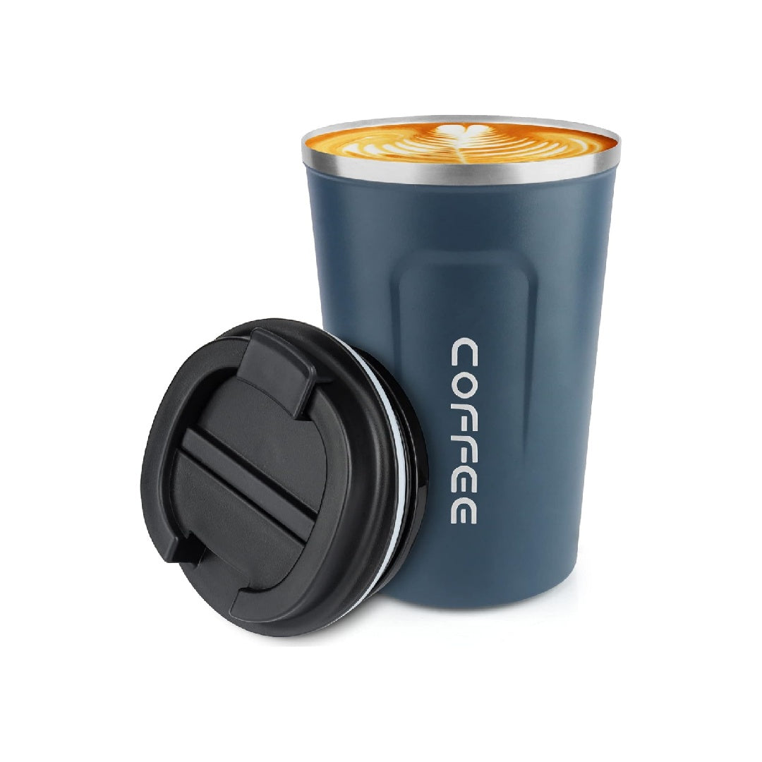 12 oz Stainless Steel Vacuum Insulated Mug - Spill-Proof Coffee Travel Mug with Lid