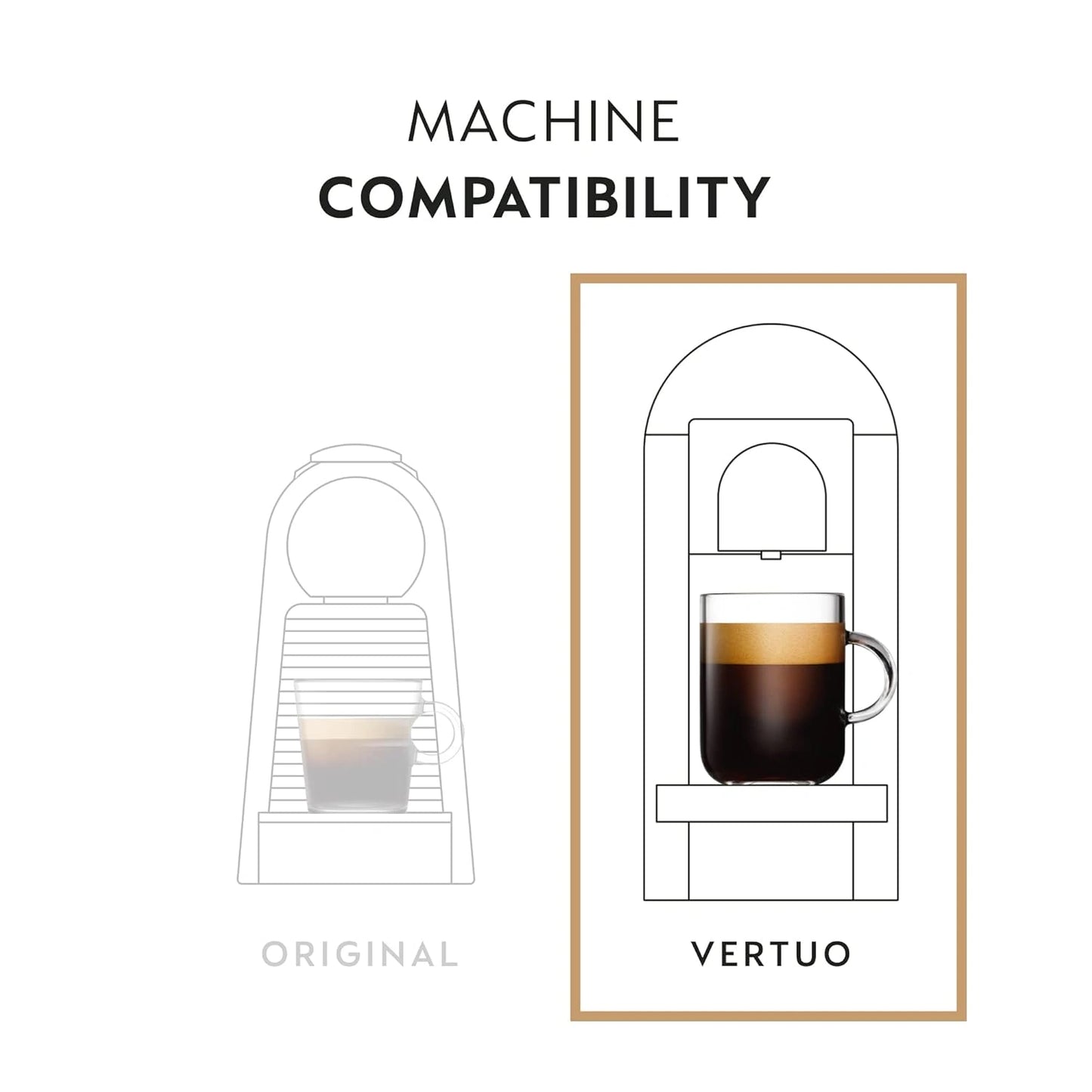 Nespresso Vertuo Melozio Medium Roast – 30 Coffee Pods, Smooth & Balanced, 7.8 oz Cups