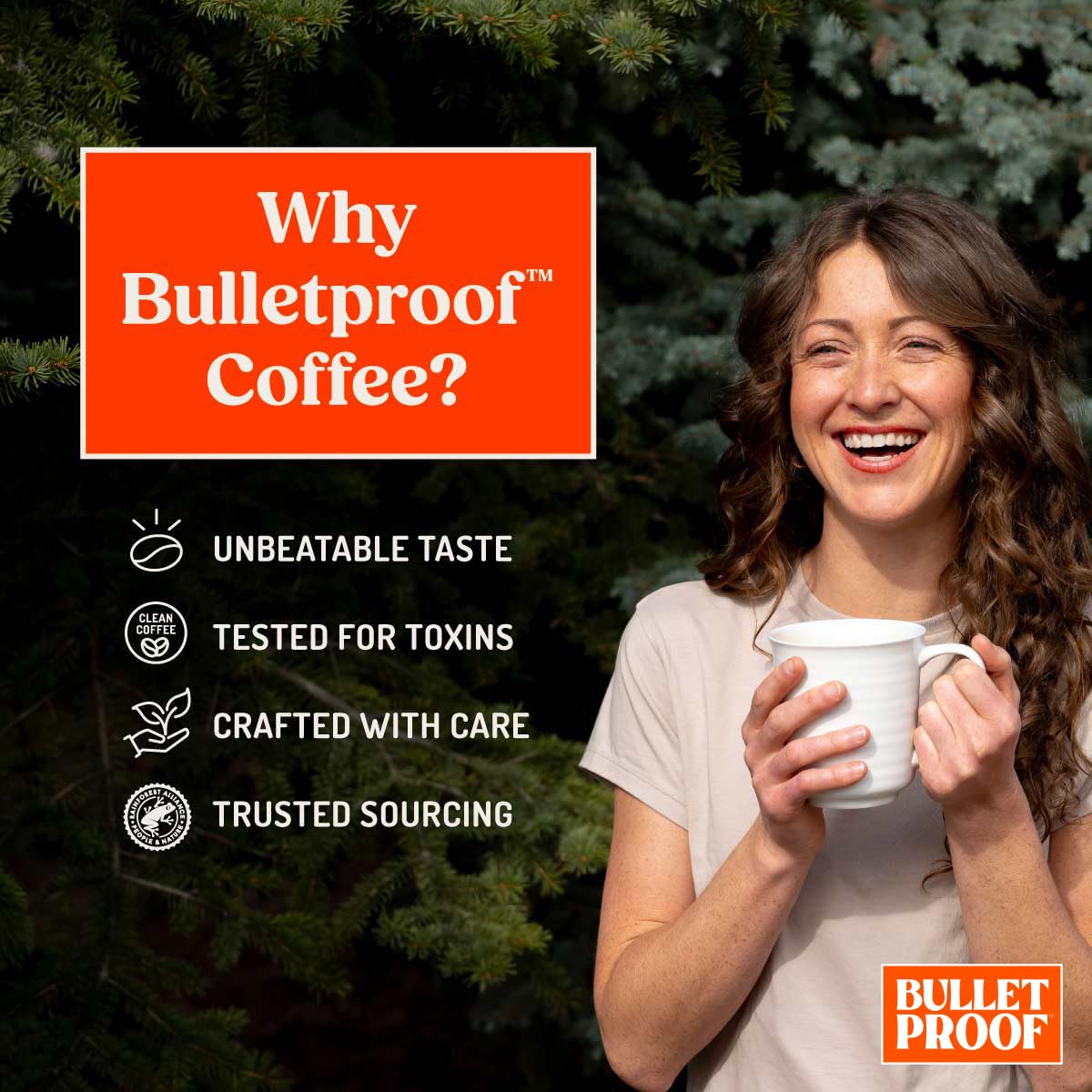 Bulletproof Mentalist Medium Dark Roast Whole Bean Coffee, 12 oz